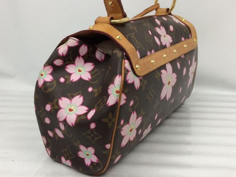 Authentic LOUIS VUITTON Monogram Cherry Blossom Sac Retro PM M92013 Bag  #260