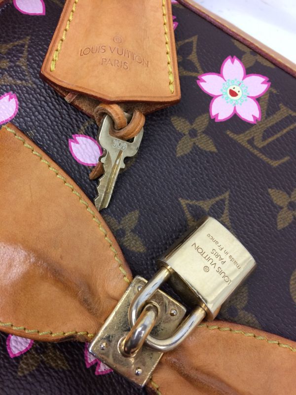 LOUIS VUITTON Monogram Cherry Blossom Sac Retro PM Hand Bag M92012 auth  29255a Cloth ref.636285 - Joli Closet