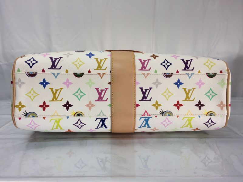 Louis Vuitton Monogram Multicolor Sac Retro GM Blanc Eye Love You