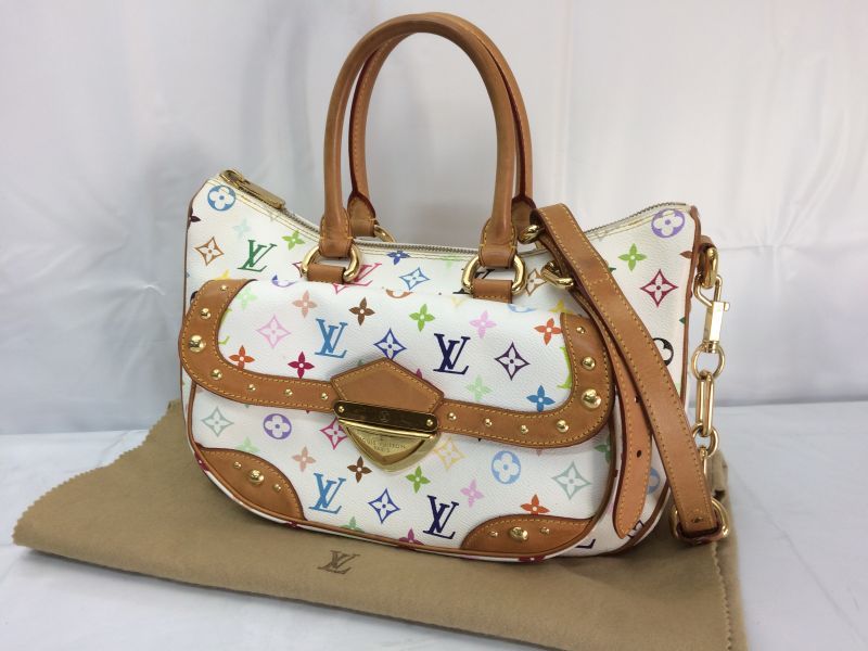 Auth Louis Vuitton Monogram Multicolor Rita Shoulder Bag 8B120600r
