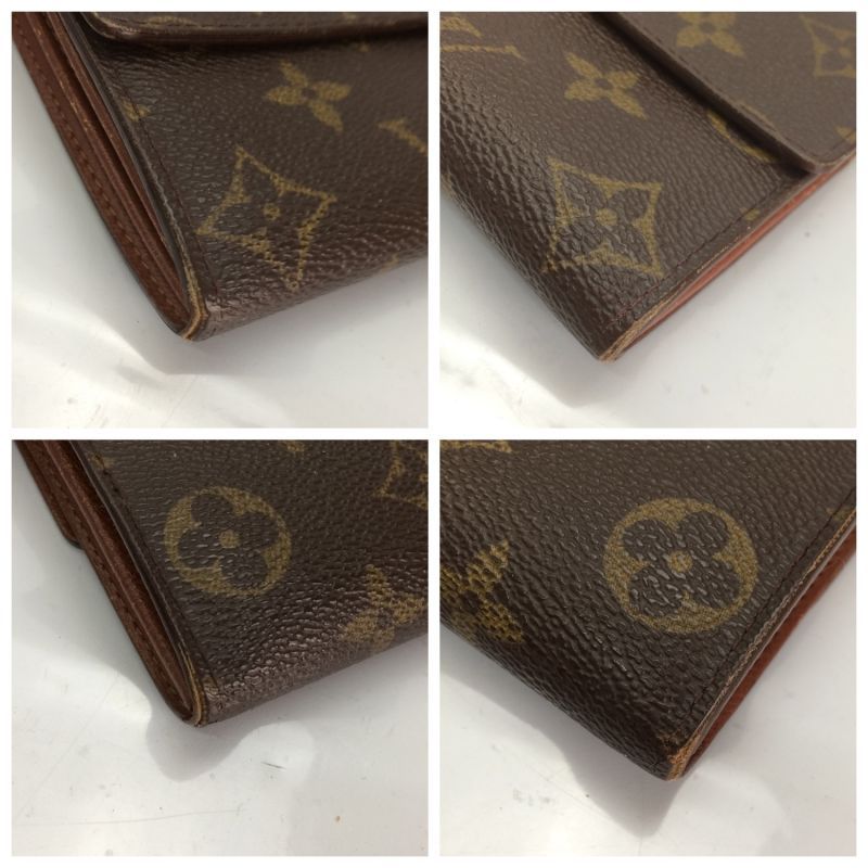 Louis Vuitton Monogram Portefeuille Sarah Foldable Long Wallet