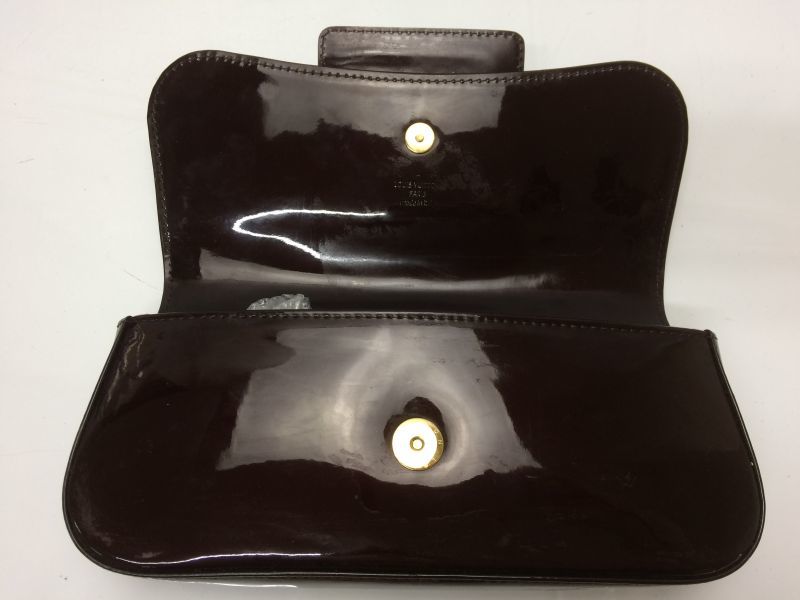Louis Vuitton Sobe Patent Leather Clutch Bag