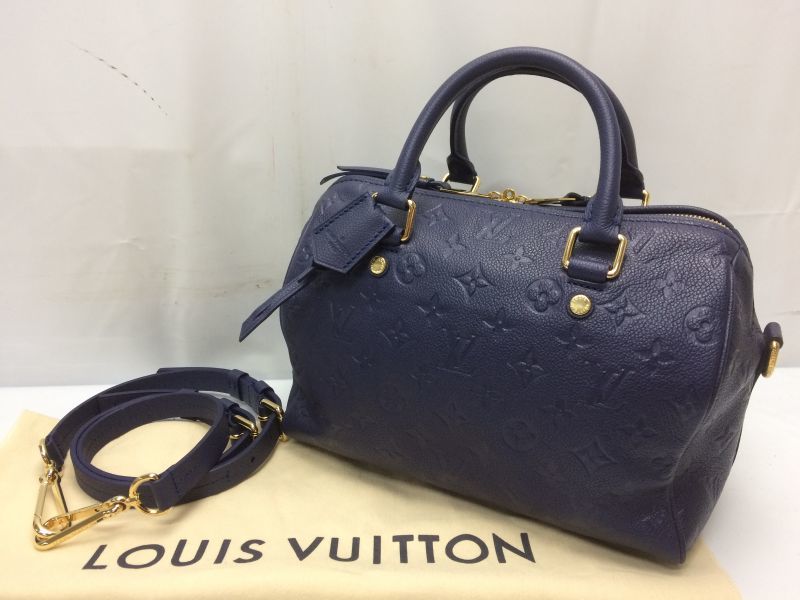 Louis Vuitton Speedy Bandoulière 25 Wine Monogram Empreinte