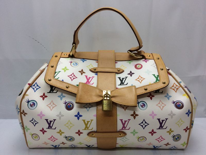 LOUIS VUITTON Monogram Multicolor Murakami Eye Love You Black