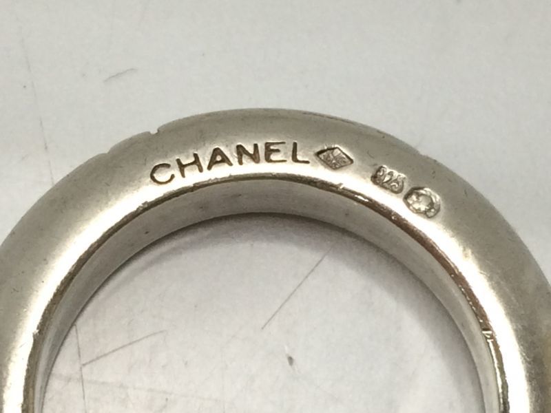 Auth CHANEL 925 Silver Ring US size 6.5 3set 8i120140m - Tokyo Vintage Store