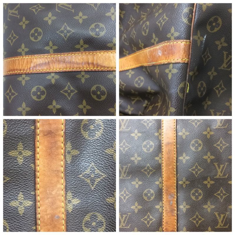 Pre-Owned Louis Vuitton Keepall Bandouliere Monogram 60 Brown