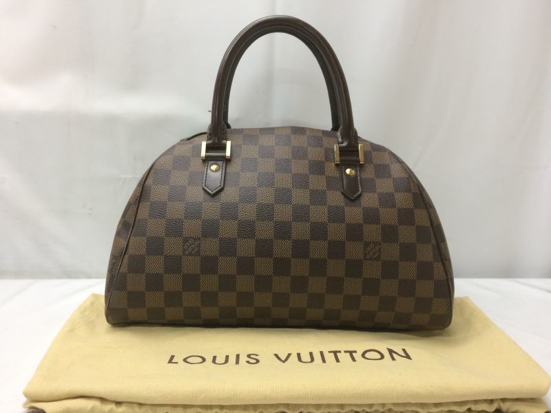 Louis Vuitton Brown Damier Ebene Ribera MM - ShopStyle Shoulder Bags
