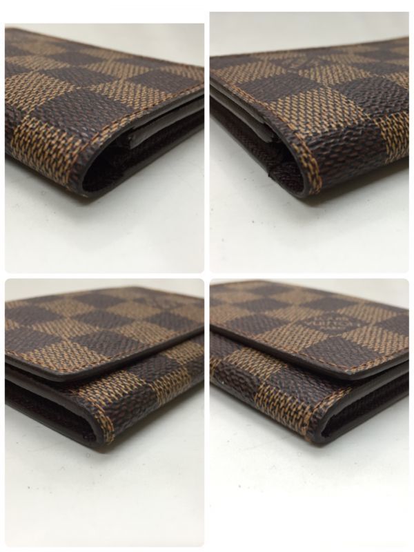 Auth Louis Vuitton Damier Ebene Enveloppe Cartes De Visite Card