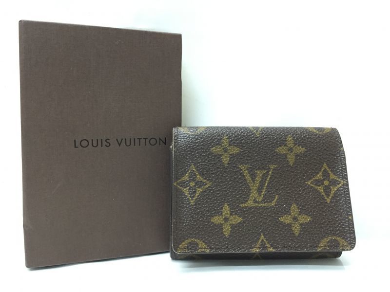 Auth Louis Vuitton Monogram Enveloppe Cartes De Visite Card Case 9C260270n  - Tokyo Vintage Store