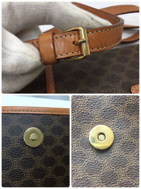 Céline Pre-owned Macadam Canvas Clutch Bag