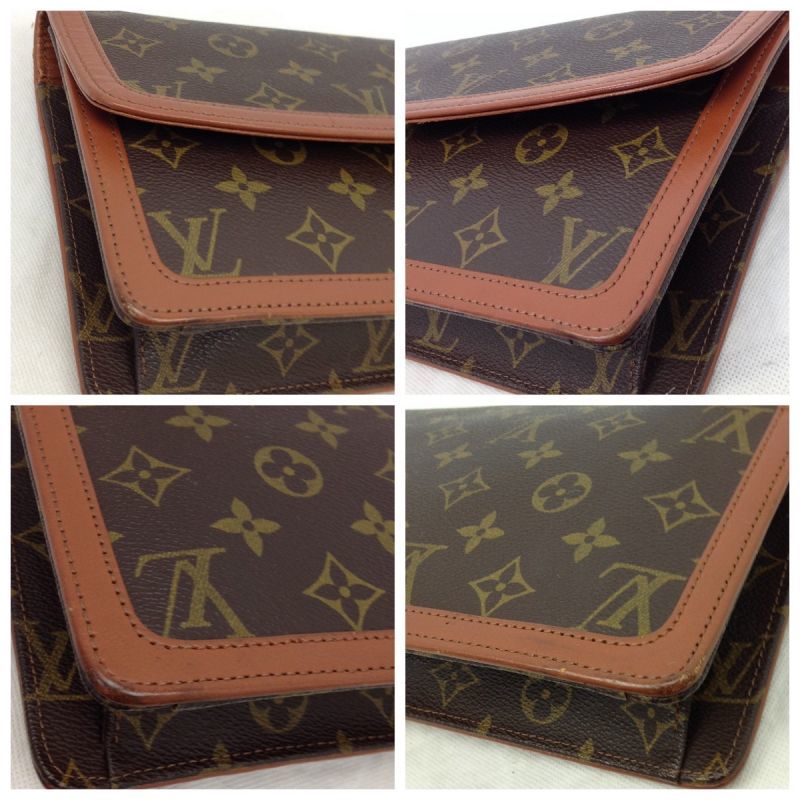 Authentic Louis Vuitton Monogram Pochette Dame GM Clutch Hand Bag 6A260140p  - Tokyo Vintage Store