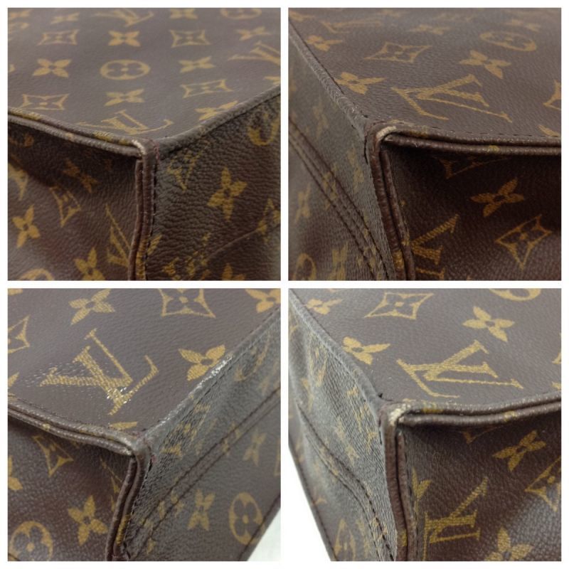 Custom Painted Louis Vuitton Sac Plat Tote Monogram Canvas