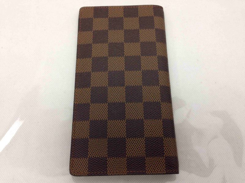 Auth Louis Vuitton Damier Porte Valeurs Cartes Credit Wallet