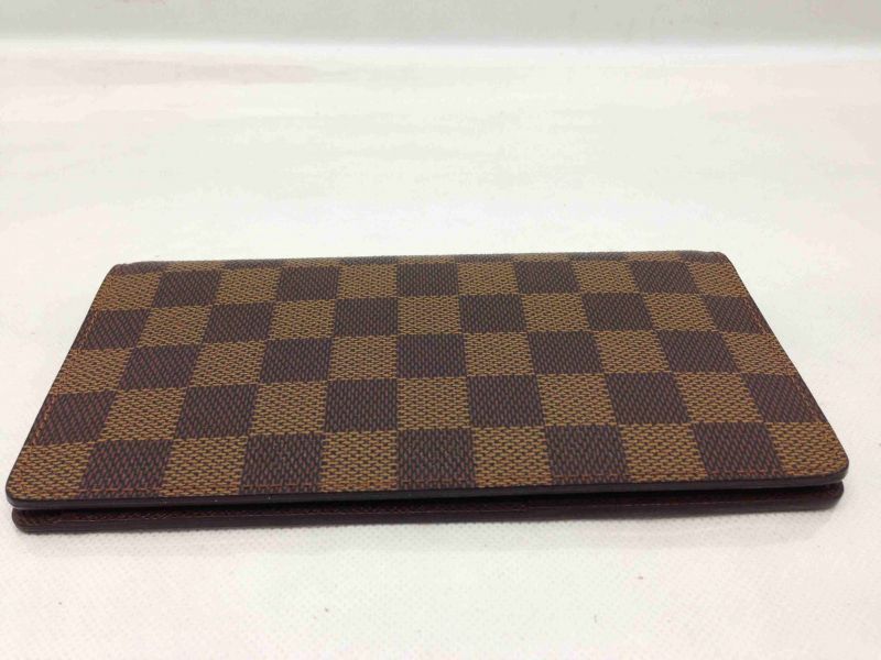 Auth Louis Vuitton Damier Porte Valeurs Cartes Credit Wallet