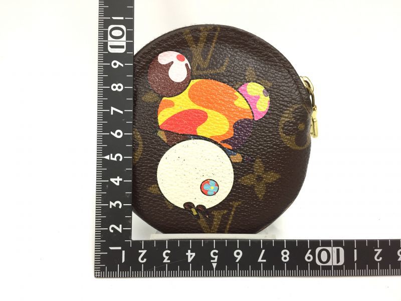 Louis Vuitton Murakami Monogram Canvas Panda Wallet with Coin