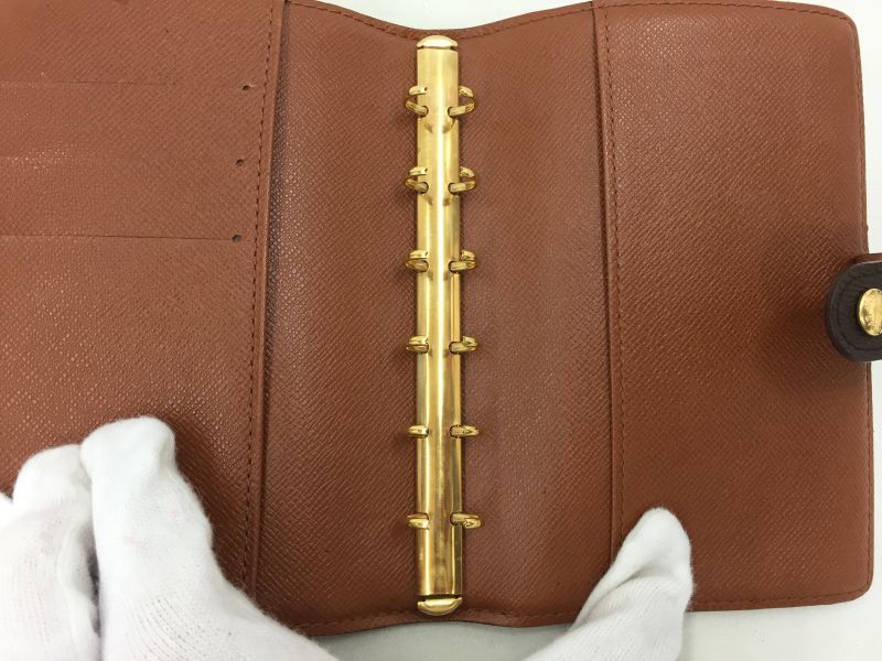 LOUIS VUITTON Agenda PM Monogram Canvas Planner Cover Brown