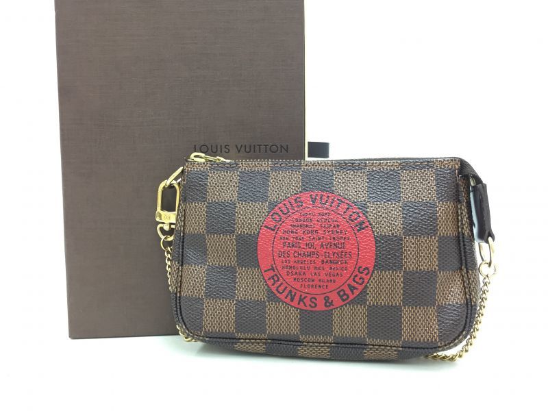 Louis Vuitton Mini Trunk & Bags Pochette Accessoires Pouch