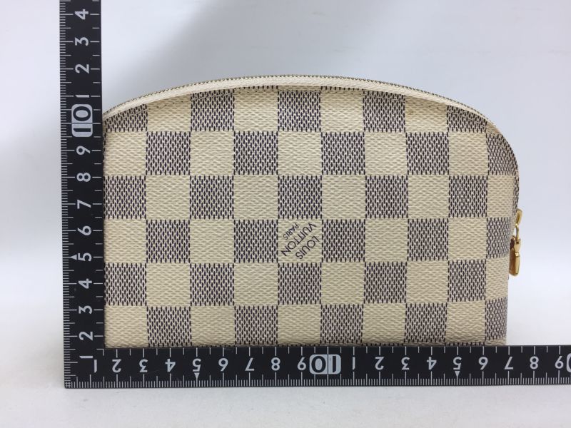 Auth Louis Vuitton Damier Azur Pochette Cosmetic Pouch 0F230030n - Tokyo  Vintage Store