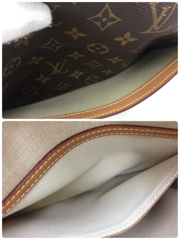 Auth LOUIS VUITTON Vintage Monogram Reporter Shoulder Camera Bag