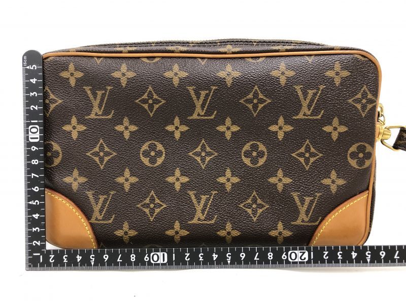 Auth Louis Vuitton Vintage Monogram MARLY DRAGONNE Clutch Hand Bag  0J210080n - Tokyo Vintage Store