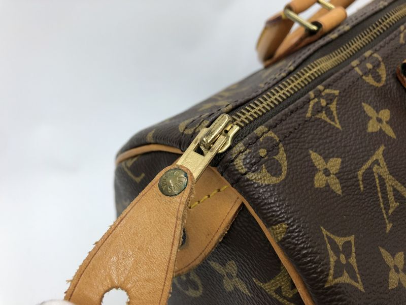 Louis Vuitton Vintage Monogram Speedy 35 - Brown Handle Bags