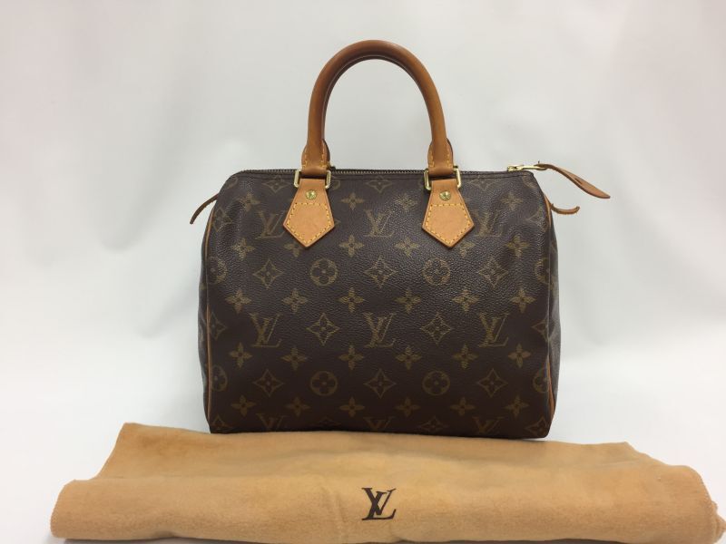 Auth Louis Vuitton Vintage Monogram Speedy 25 Hand Bag 0L100010n