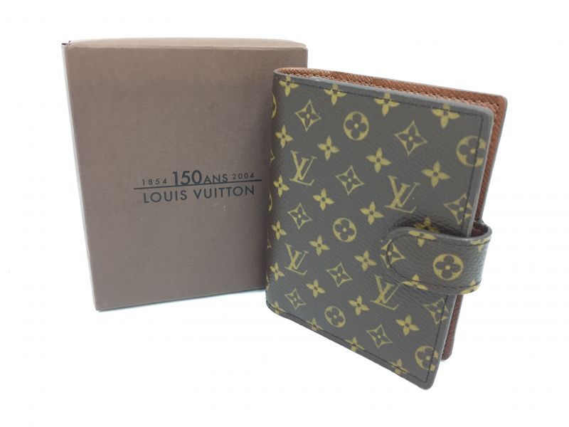 Auth Louis Vuitton Monogram Mini Agenda 150 ANS book cover Unused 1B090080n