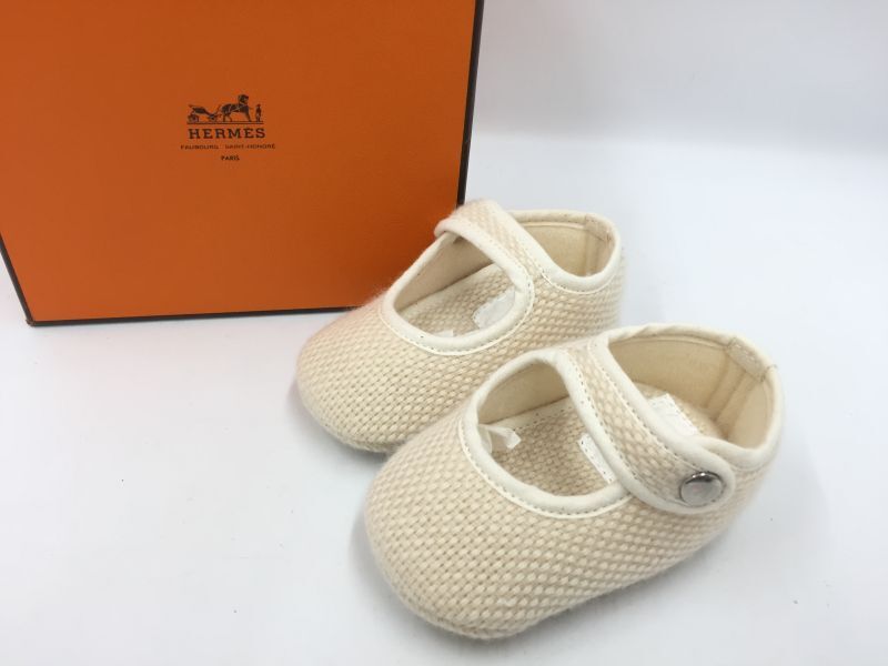 Auth Hermes Cute Baby Shoes (4 inches 10 cm) unused with Box 1C170160n