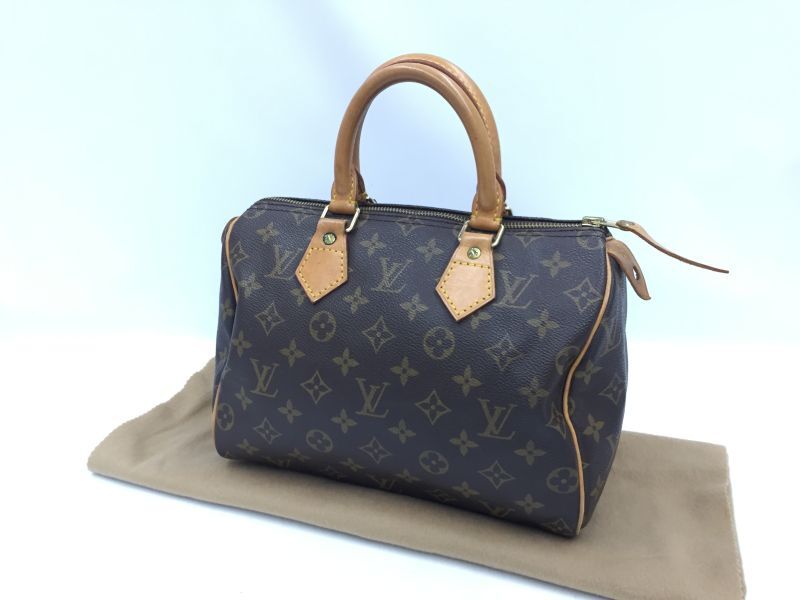 Auth Louis Vuitton Monogram Speedy 25 Hand Bag Vintage 1K100090n