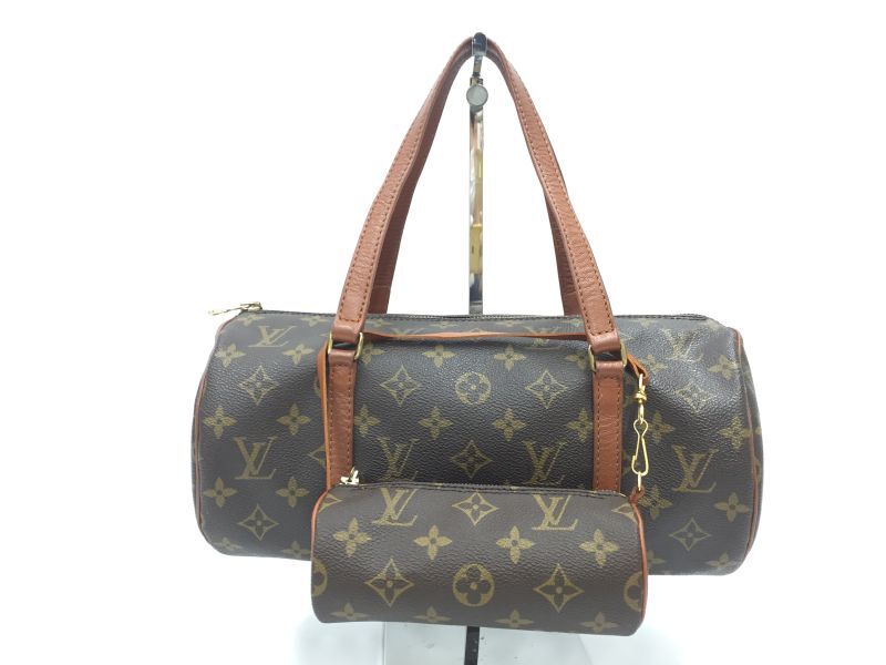 Louis Vuitton Monogram Papillon 30 hand bag with Mini Pouch 2G130040n