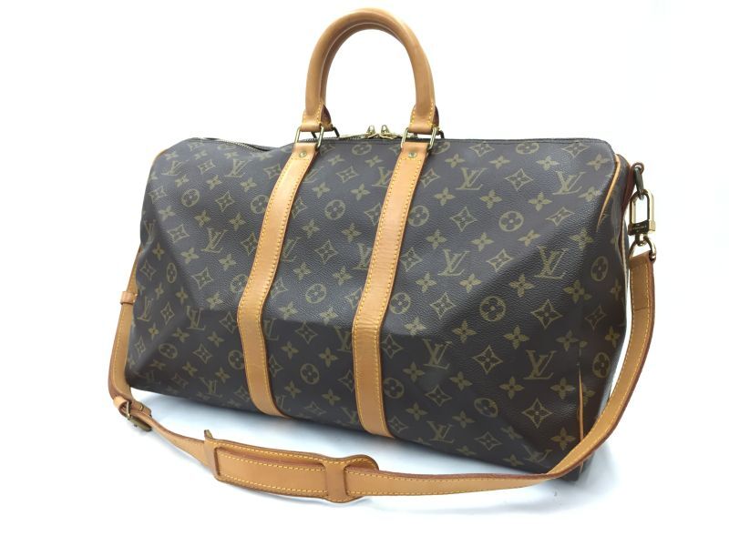 Louis Vuitton Monogram Keepall Bandouliere 45 Travel Hand Bag 2H030020n