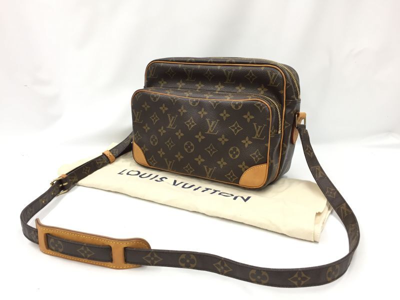 Auth Louis Vuitton Vintage Monogram Nile Shoulder Bag 2H310020n