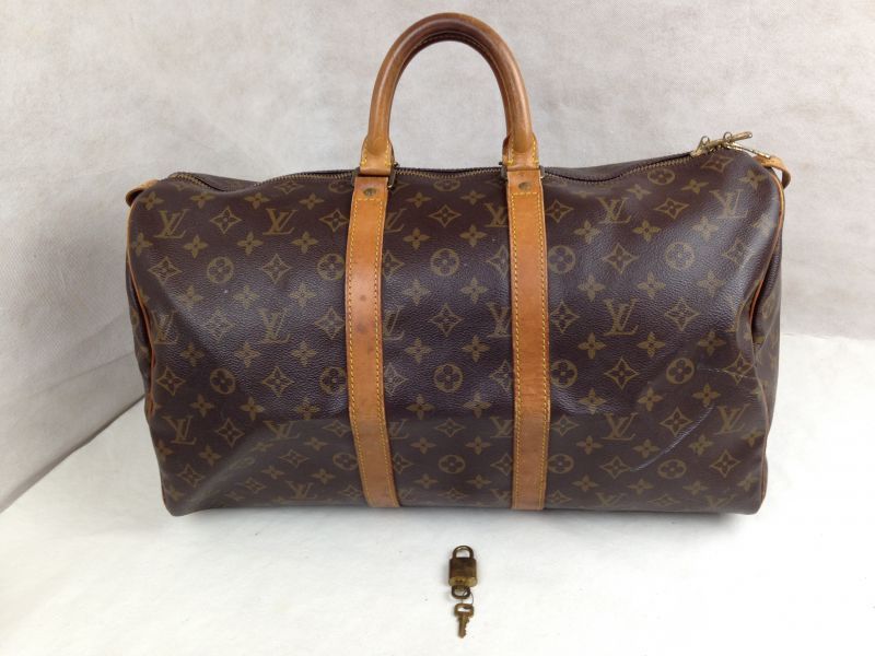 100% Authentic Louis Vuitton Monogram Keepall 45 Boston Tlavel Hand Bag  5G280030 - Tokyo Vintage Store