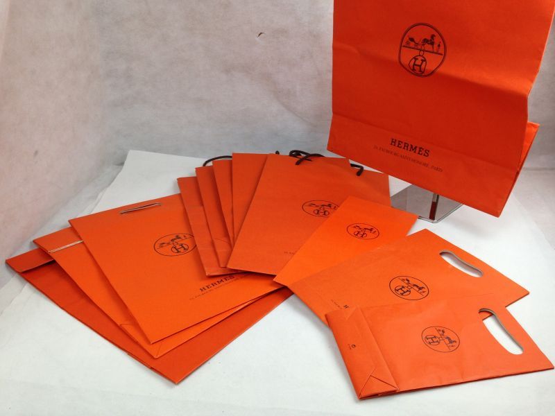 hermes paper bag for sale