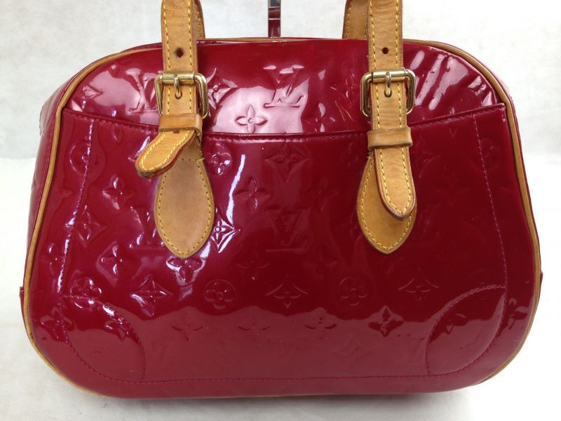 Auth Louis Vuitton Vernis Leather Summit Drive Boston Bag Red M93513  5F230240 - Tokyo Vintage Store